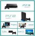 2.4GHz Wireless Game Controller 6 in 1 Joystick Gamepad Compatible for PS1/PS2/PS3/PC/TV/Android. 