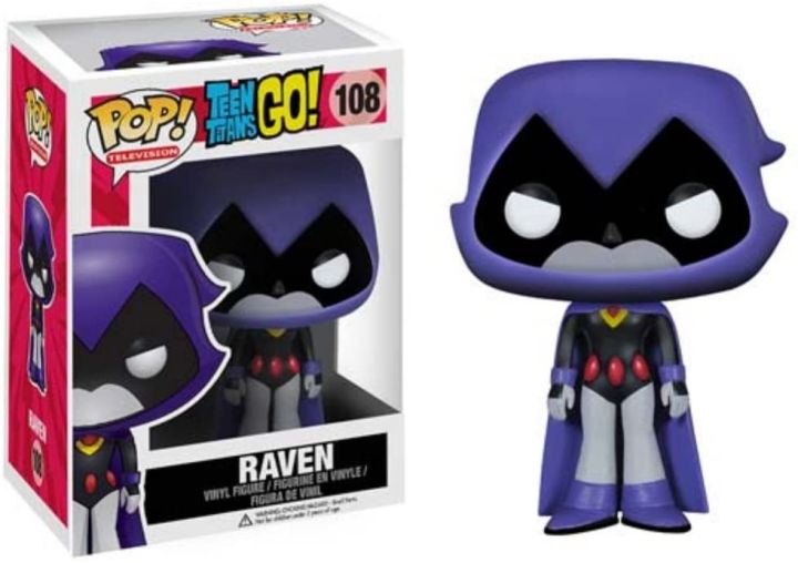 Teen Titans Raven Funko Pop #108 PVC Vinyl Action Figure Collectible Model Toy