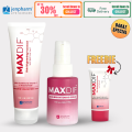 Jenpharm - Daraz Special Bundle - Maxdif Skin Brightening Face Wash(100ml) With Maxdif Skin Brightening Serum(30ml) + FREE Maxdif Skin Brightening Cream(Mini). 