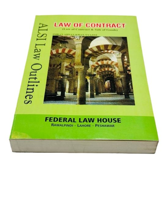Law of contract ALSI Law outline book federal law house Rawalpindi Lahore Peshawar