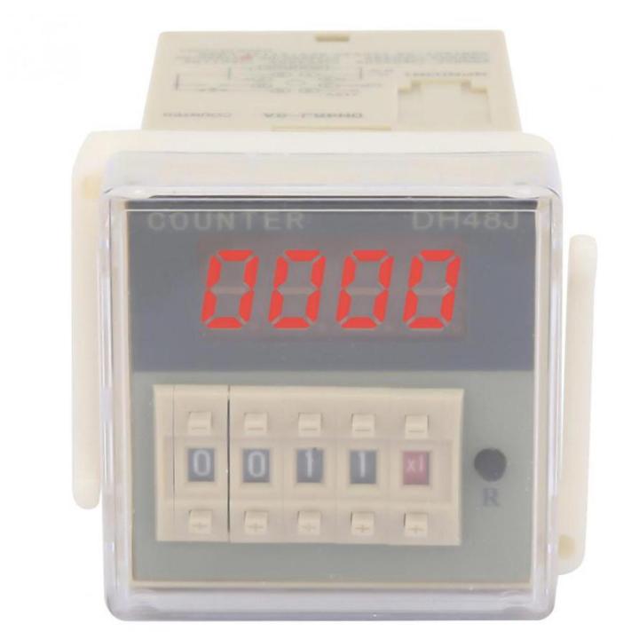 Nitrip Plastic O111ROM DH48J-8A Di tal LCD Electronic 8 Pin Counter Time Relay Time 0-999900