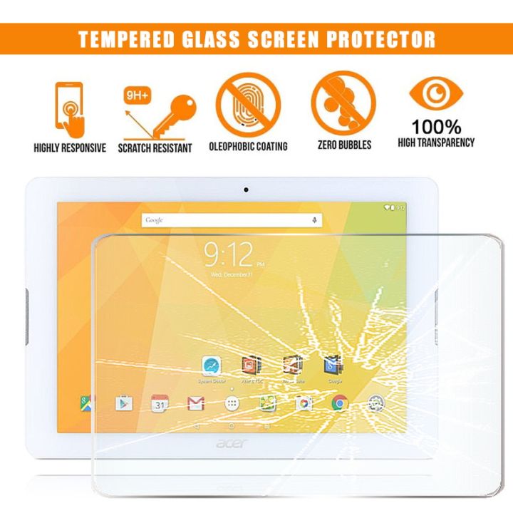 For Acer Iconia One 10 B3-A20 10.1 Inch Tablet Tempered Glass Screen Protector 9H Premium Scratch Resistant HD Clear Film Cover