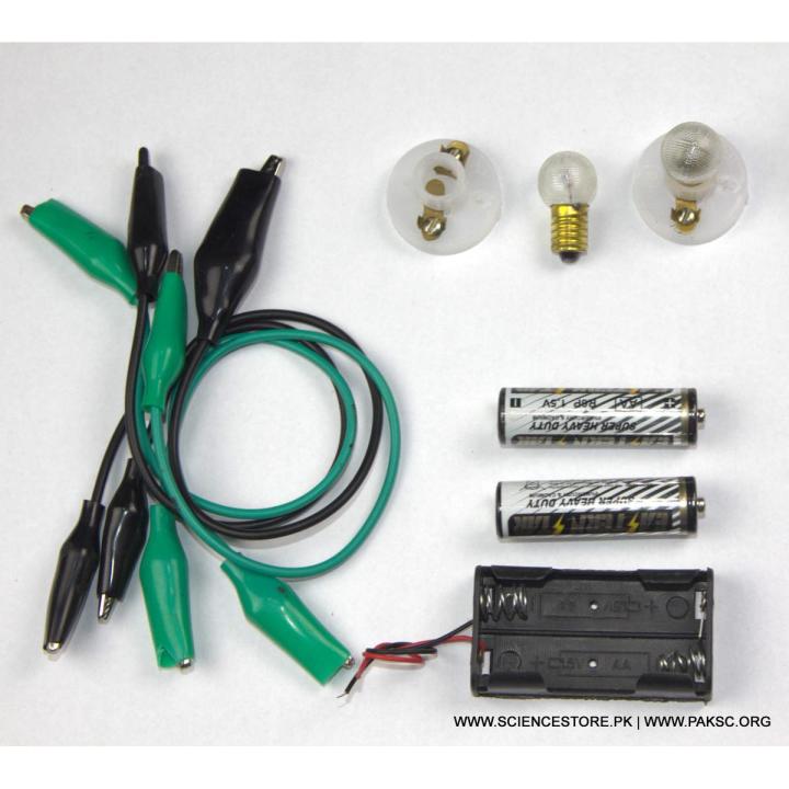 Series and parallel circuit experiment kit for kids