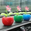 Creative Solar Car Ornament Auto Dancing Swinging Sun Flower Decoration Car Dashboard Decoration Supplies Shaking Car Accessorie. 