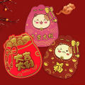 Lucky Money Bag Lucky Bag Shape 2023 Chinese New Year Red Envelopes. 