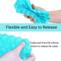 Ice Tray Easy Push Pop Out Square Silicon Ice Cubes Tray Honeycomb Shape Silicone Ice Cube Molds with Lid Flexible Tray for Refrigerator And Freezer. 