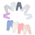 Pack of 4 Pcs - NewBorn Baby Soft Trousers Set For Kids Unisex - (0-3 to 12 Months). 