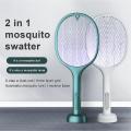 Mosquito Racket with UV Light Lamp Five Nights Mosquito Killer Racket Rechargeable Battery Handheld Electric Fly Swatter. 