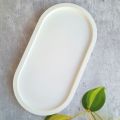 Decorative Oval jewellery dish, Beige jewellery tray, Oval Trinket Dish, Simple colour tray, Bathroom Accessory, Ceramic dish, trinket tray/Customized. 