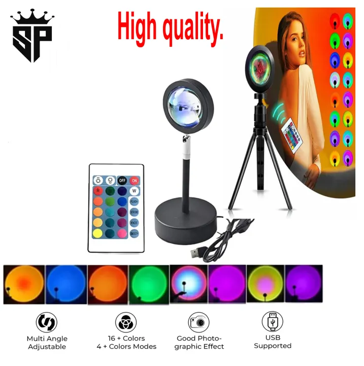 Sunset%20Lamp%20/%20Lamps%2016%20colours%20RGB%20Projector%20/%20Projection%20Light%20360%20degree%20Rotatable%20USB%20with%20Remote%20Control%20%7C%20Night%20Light%20/%20Best%20for%20Gift%20%7C%20Home%20Decor%20%7C%20Mobile%20Photography%20Backgrounds%20Accessories%20Lighting%20Kit%20Wallpaper%20-%20Image%203