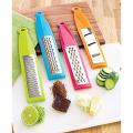 Set of 4 Colorful Handheld Kitchen Vegetables & Cheese Grater Set. 