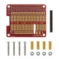Raspberry Pi Proto HAT Shield Extension Board also for Raspberry Pi 4 Model B Red RPI GPIO Board for UNO R3 Raspberry Pi 3B+/3B. 