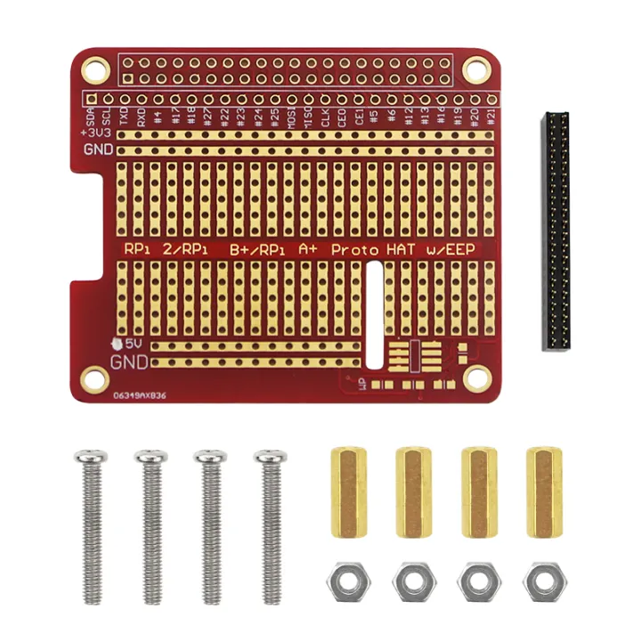 Raspberry%20Pi%20Proto%20HAT%20Shield%20Extension%20Board%20also%20for%20Raspberry%20Pi%204%20Model%20B%20Red%20RPI%20GPIO%20Board%20for%20UNO%20R3%20Raspberry%20Pi%203B+/3B%20-%20Image%204