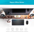 Rapoo 8000M Compact Wireless Multi-Mode Bluetooth Keyboard and Mouse Combo. 