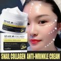 Snail Mucin Anti-Wrinkle Face Cream Collagen Firming & Tightening and Moisturizing 120G. 