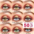 Eyes Color Lenses All color With Case *** Eye lenses for Girls & Boys *** Give a colored look to your eyes *** Soft Lens *** Party wear and casual range available *** (Water Kit & Box). 