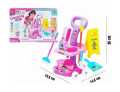 Cleaning Cart Pretend Play Toy Housekeeping Toy Set With Accessories For Kids - G10900. 