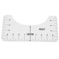 Tshirt Ruler Placement Ruler Guide Vinyl T-Shirt Alignment DIY Tool. 