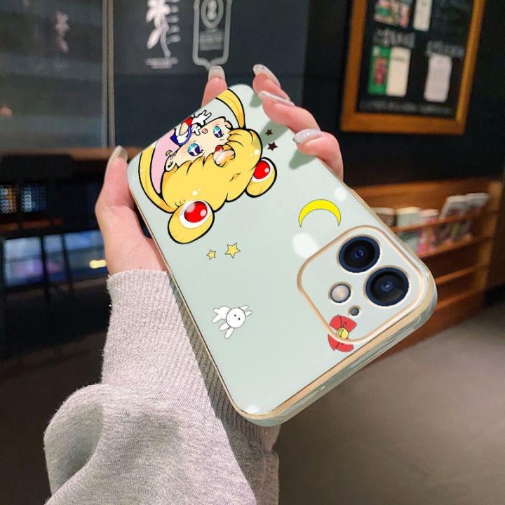 chenyyka%20For%20Realme%208%20Pro%20Case%20Thin%20Plating%20Side%20Edge%20Square%20New%20Design%20Phone%20Cases%20Cartoon%20Beauty%20Moon%20Girl%20Pattern%20Silicone%20Casing%20Full%20Cover%20Camera%20Protection%20Shockproof%20Softcase%20-%20Image%205
