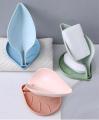 Leaf Shape Soap Box Self Draining Soap Holder Decorative Drainage Soap Holder. 
