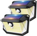 Seklin Solar Lights Outdoor Motion Sensor 178 LED Solar Security Light Garden Fence Lighting for Wall Garage Front Door Porch Yard Driveway IP65 Waterproof 3 Modes 270° Wide Angle Flood. 