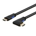 3ft / 6ft  4K HDMI Cable, Left Angle 90 Degree HDMI Cable, 4K@60HZ Ultra HD Support, Male to Male Black HDMI Cable. 
