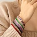 【beauty code】Kpop Vrouwen Tennis Luxe 2.5*5 Mm Multicolor Armbanden Voor Vrouwen Groothandel Verstelbare Sieraden DZH009. 