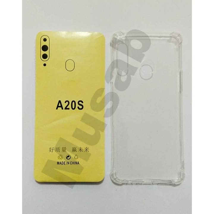Samsung Galaxy A20s Ultra Thin HD (0.1 MM )Transparent Silicone Case Cover - Transparent