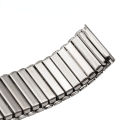 Aotelayer Stainless Steel Stretch Watch Band 20mm 22mm Matte Silver Black Strap. 
