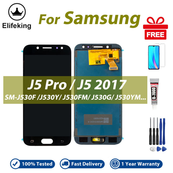 LCD For Samsung Galaxy J5 Pro 2017 J530 Display Touch Screen Digitizer Assembly Replacement Parts SM-J530F J530Y J530FM