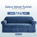 Zebra Sofa Cover / Stretchable Sofa Covers with Best Quality / ALL SIZES ARE AVAILABLE. 