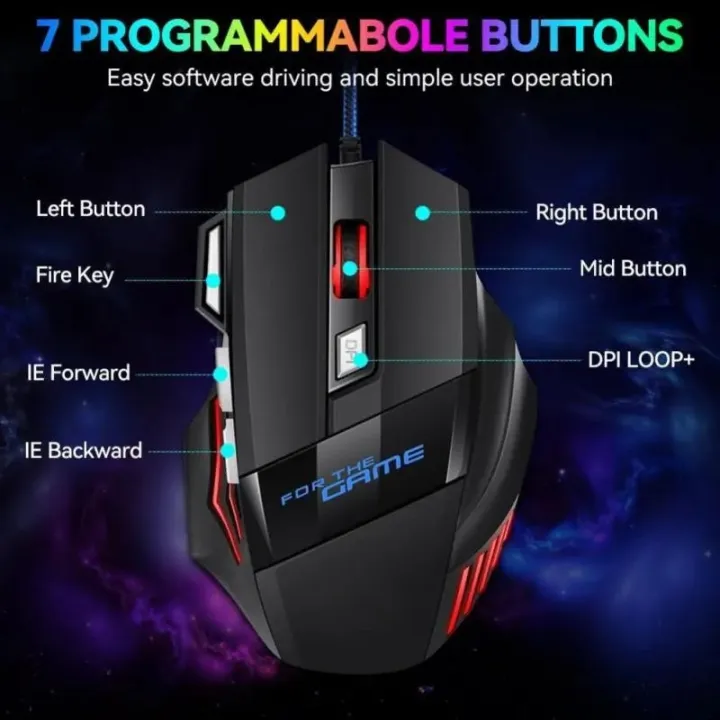 3200%20DPI%20Gaming%20Mouse%20With%207%20Programmable%20Buttons%20-%207%20Light%20RGB%20Gaming%20Mouse%20USB%20Wired%20For%20PC,%20Laptop,%20Pubg%20Mobile,%20Free%20Fire.%20Minecraft%20By%20Funbug%20-%20Image%208