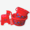 Flora Bath set printed 5 pcs with Gift Pack. 