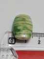 Pack of 40gms Beads, Green Rounded Rectangle Acrylic Marble Plastic Beads For DIY Jewelry Making, Jewelry, DIY, Dresses And Crafting Accessories.. 