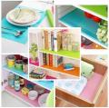Anti-Bacterial Fridge Mat, Non-stick Roll, 45 cm x 150 cm, Durable Fridge Mat, Fruit and Vegetable Drawer Kitchen Mat, Fridge. 