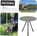 Portable Small Round Camping Table, Folding Simple Tea Table, Outdoor Picnic Travel Table, Small Coffee Table. 