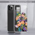JoJos Bizarre Adventure anime Phone Case Transparent soft For iphone 11 13 12 14 x xs xr pro max mini plus. 