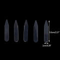 200Pcs Plastic Collar Stiffeners Stays Bones Set For Dress Shirt Collar Stays Fengshi. 