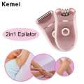 2 In 1 Washable Automatic Shaver Epilator For Women Browns – Bs-2068. 