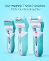 Km 6198B Rechargeable Epilator,Shaver & Dead Skin Callus Remover. 