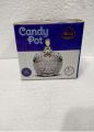Glass Decorative Sugar Candy Pot Large Transparent. 