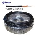 New RG58 Extension Cable Flexible Low Loss Coaxial 4G Antenna Black Cable Impedance 50 Ohm RG-58 RF Coax Pigtail Cable. 
