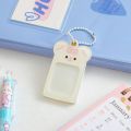 Kawaii DIY Photo Card Keychain Photo Frame Ancient Card Transparent Acrylic Disc Star Chasing Pendant School Stationery. 
