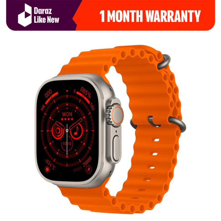 Daraz Like New Smart Watches HW68 ULTRA Smart Watch Orange Daraz.pk