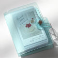 Photography Cute Card Stock Binders Albums Transparent Glitter Jelly Color Photo Album Mini Photo Album Card Holder Instax Album. 