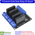 4-Channel Solid State Relay (SSR) Module Board 5V for Arduino, Raspberry Pi, ESP32, and Smart Automation Projects – High Precision AC Control by Electrica. 