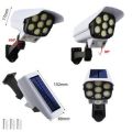 Realistic Looking Solar Monitoring Lamp. 