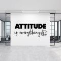 Attitude is Everything Quote Office Wall Stickers | Motivational workplace Quote Wall Decals, Inspirational Quotes Wall Decals Stickers Gift. 