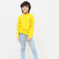 The Shop - Kids Clothes - Cotton Yellow Full Sleeves T Shirt For Boys And Girls Kids, 1 Years To 14 Years - FS1-YLW. 