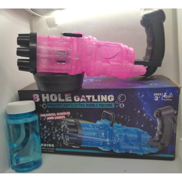 Colorful Electric Bubble Machine with LED lights - Bubble forming Machine for Kids  Outdoor Toys for Kids